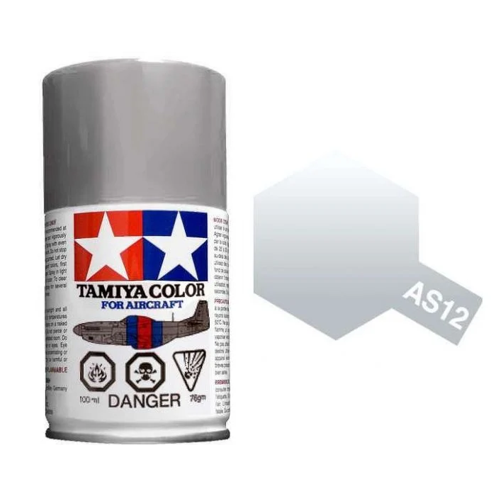 TAMIYA AS-12 BARE METAL SILVER SPRAY CAN