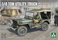 TAKOM 2214 US Army ¼-ton Utility Truck with Canvas Top  1/35 SCALE