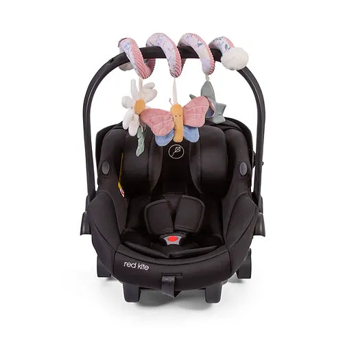 Redkite Spiraloo Pushchair Car Seat Cot Spiral Toy Rose & Ivy