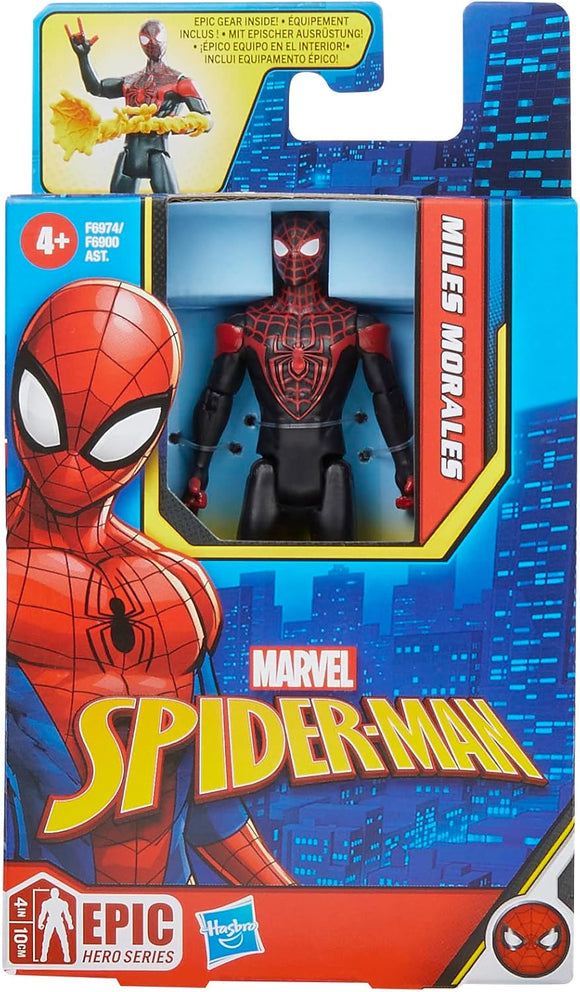 MARVEL SPIDERMAN F6974 MILES MORALES 4 INCH EPIC HERO FIGURE