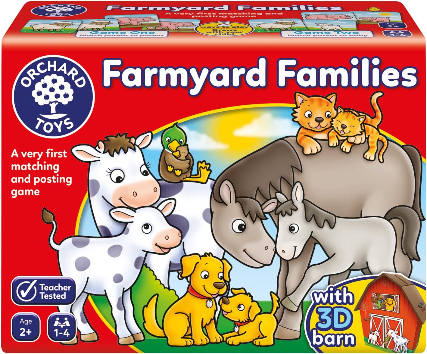 ORCHARD TOYS 117 FARMYARD FAMILIES GAME
