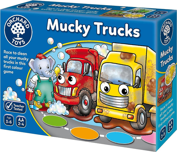 ORCHARD TOYS 118 MUCKY TRUCKS GAME