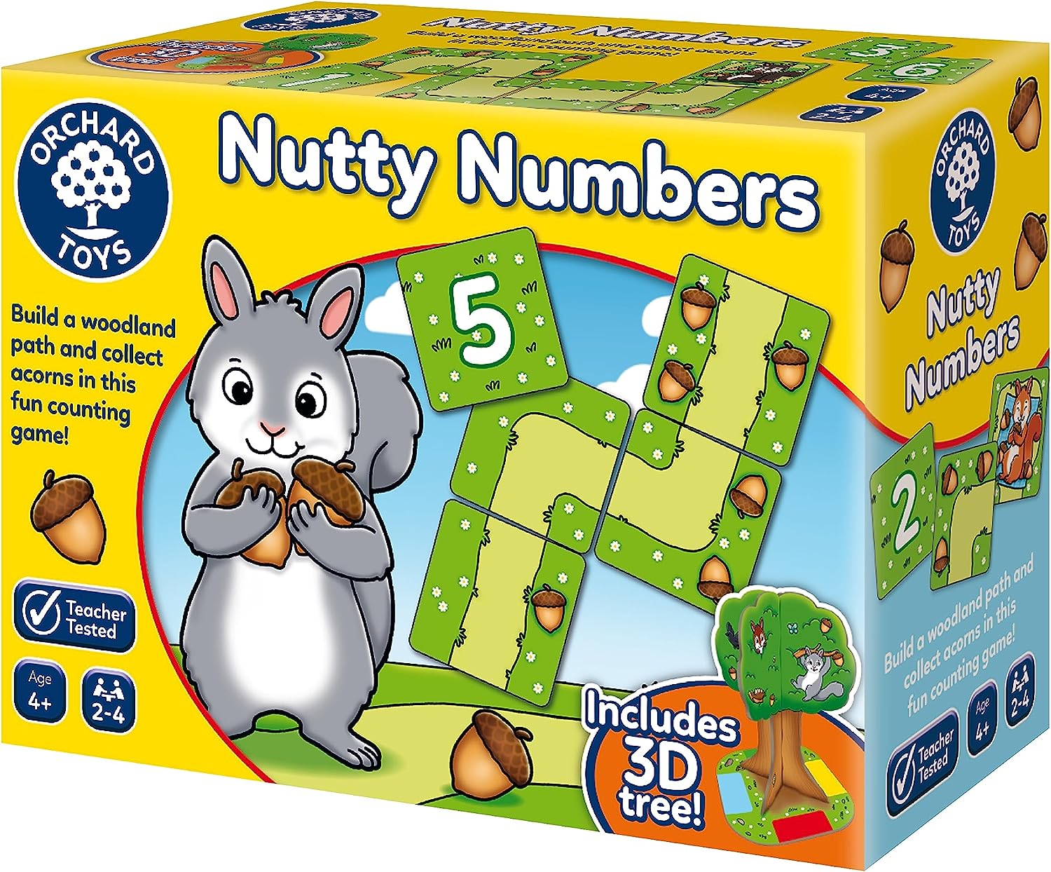 ORCHARD TOYS 121 NUTTY NUMBERS GAME