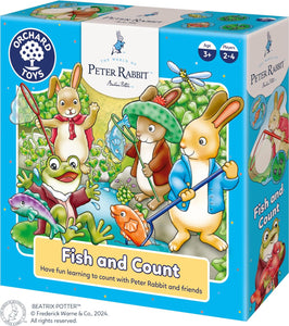 ORCHARD TOYS WPR003 PETER RABBIT FISH AND COUNT GAME