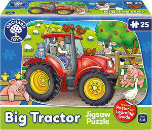ORCHARD TOYS 224 BIG TRACTOR 25 PIECE JIGSAW PUZZLE