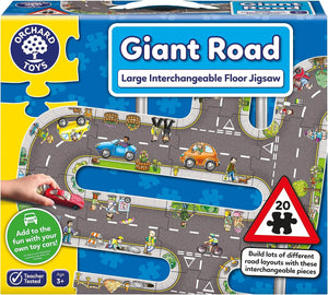 ORCHARD TOYS 286 GIANT ROAD FLOOR JIGSAW PUZZLE