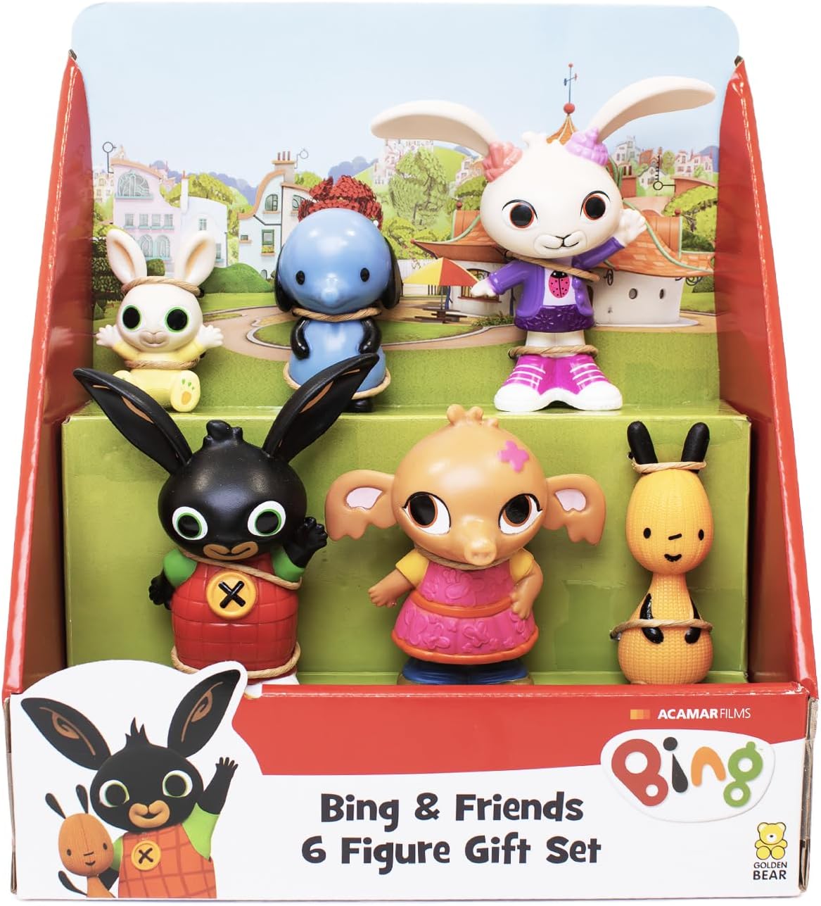 GOLDEN BEAR 3647 BING & FRIENDS 6 PACK FIGURES