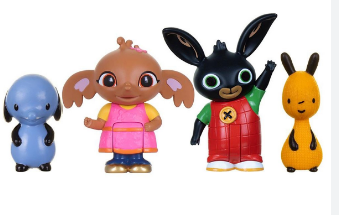 GOLDEN BEAR 3654 BING & FRIENDS 4 PACK FIGURES