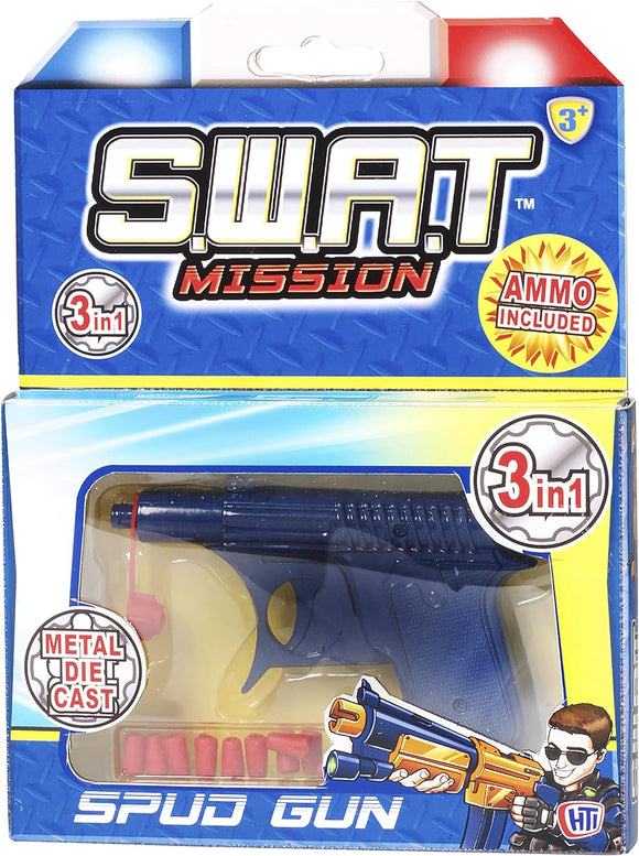 S.W.A.T MISSION P0931 3 IN 1 SPUD GUN (ASSORTED COLOURS)