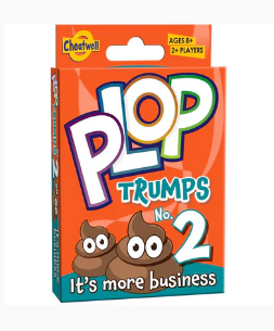 CHEATWELL GAMES 12544 PLOP TRUMPS NO2 CARD GAME