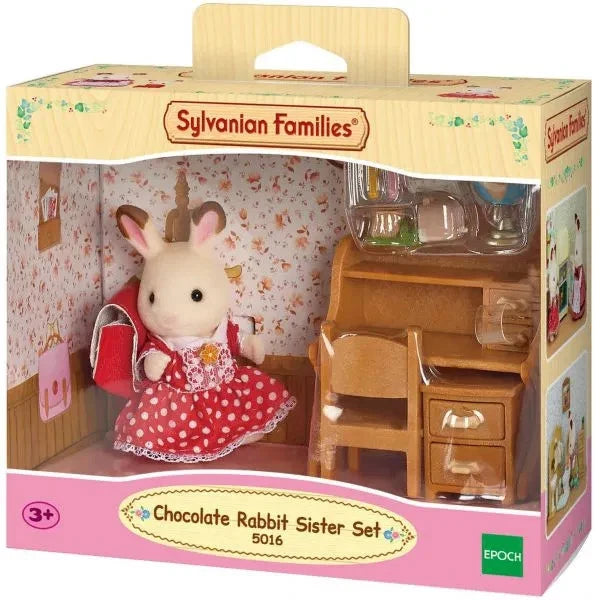 SYLVANIAN 5016 CHOCOLATE RABBIT SISTER SET