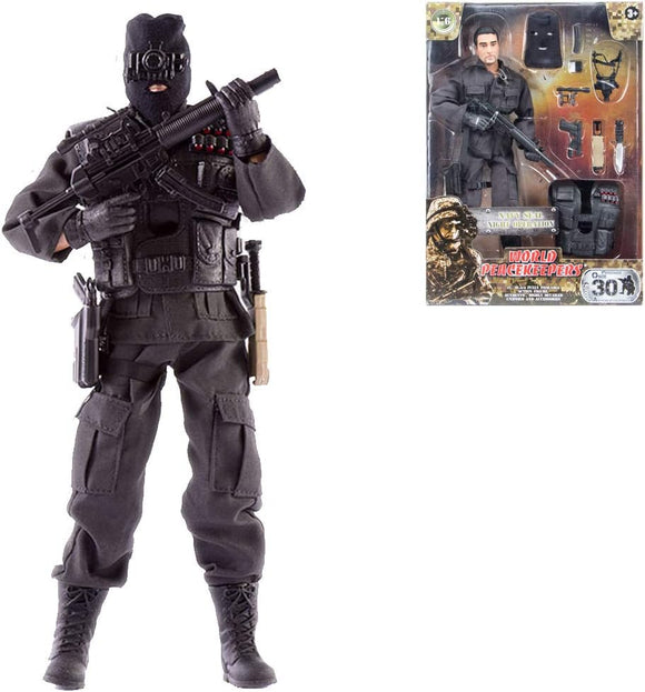 WORLD PEACEKEEPERS 74714 NAVY SEAL NIGHT OPERATION ACTION FIGURE