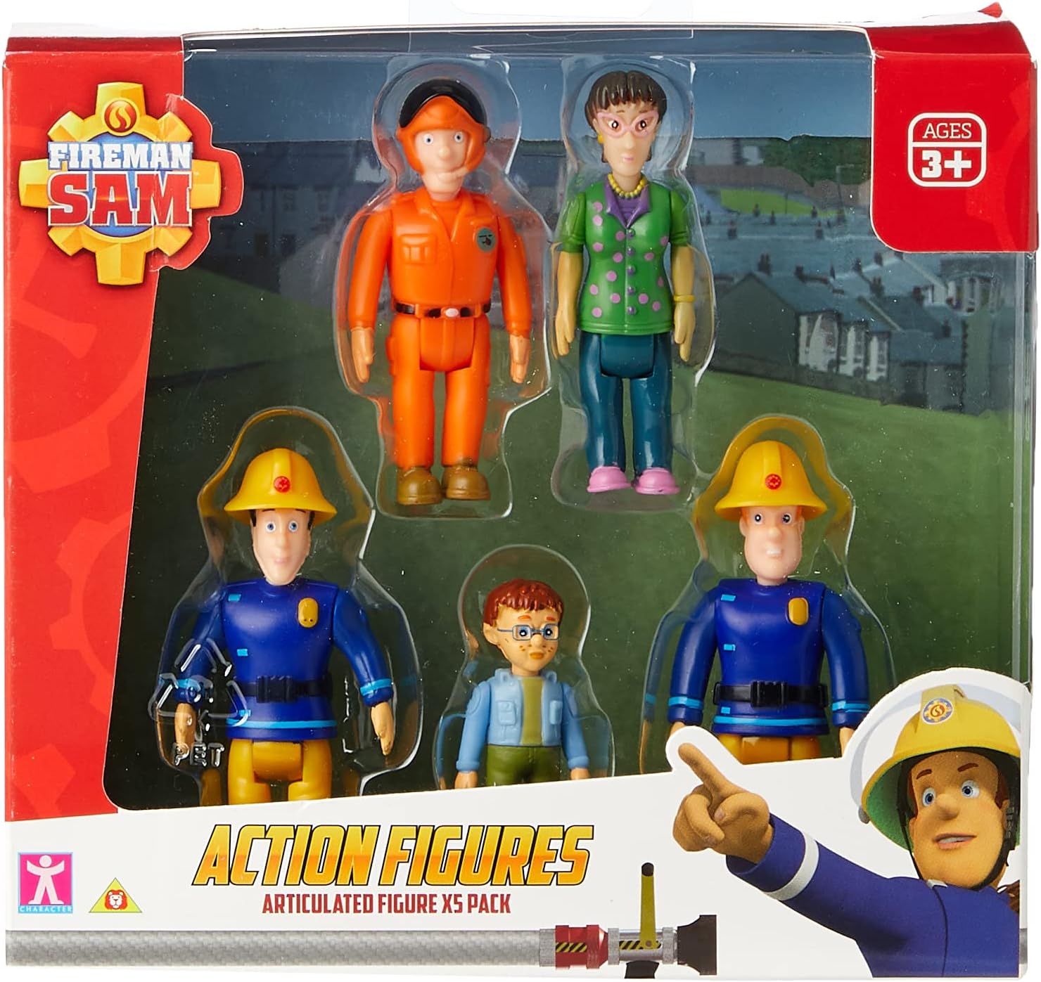FIREMAN SAM 05648 ACTION FIGURE 5 PACK