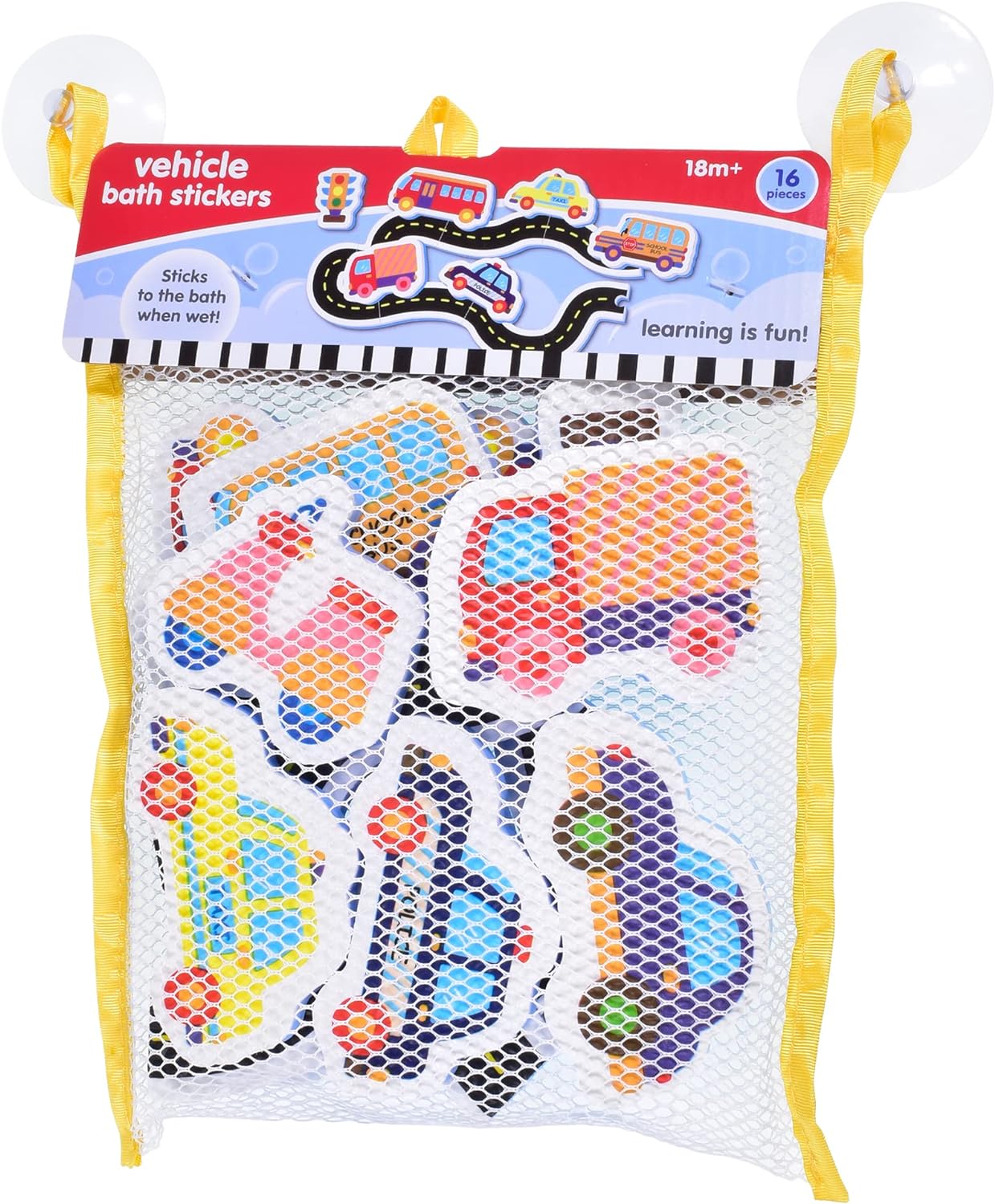 TOYMASTER TY5955 VEHICLE FOAM BATH STICKERS