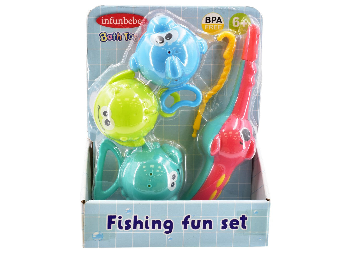 INFUNBEBE TY392 FISHING FUN SET BATH TOY