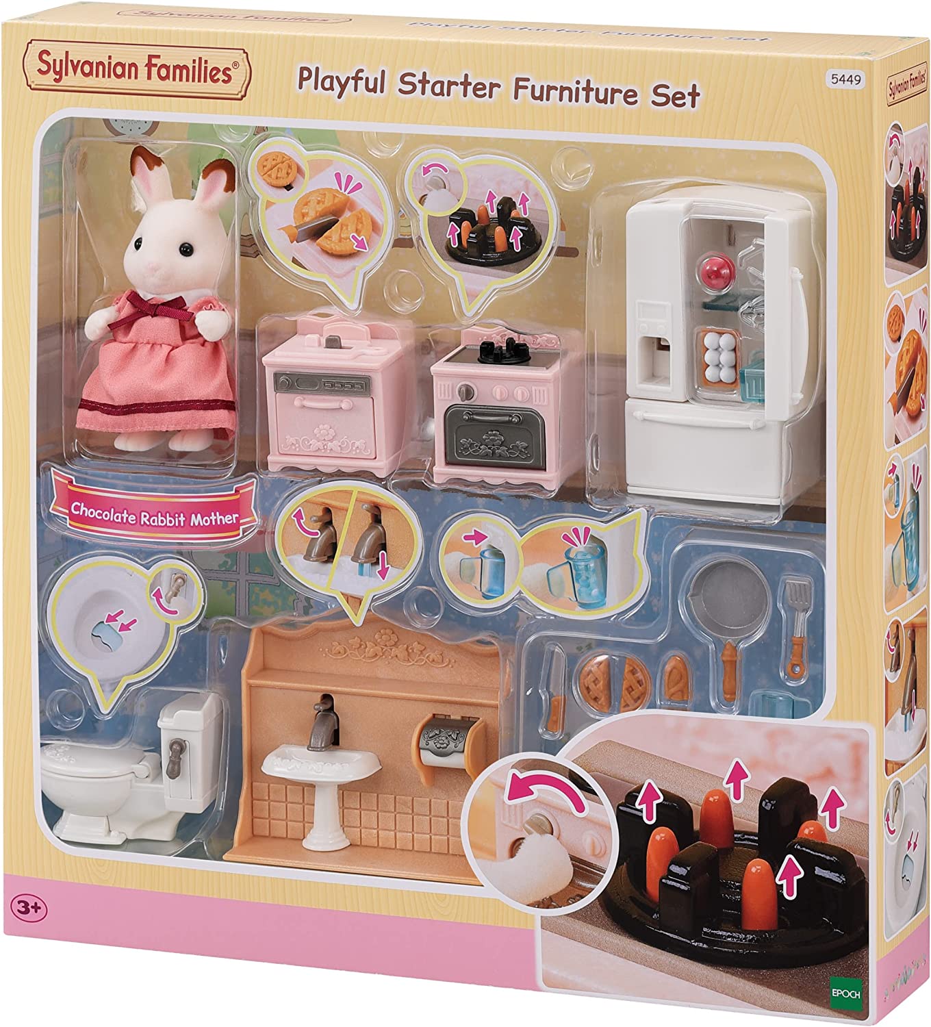 SYLVANIAN FAMILIES 5449 PLAYFUL STARTER FURNITURE SET