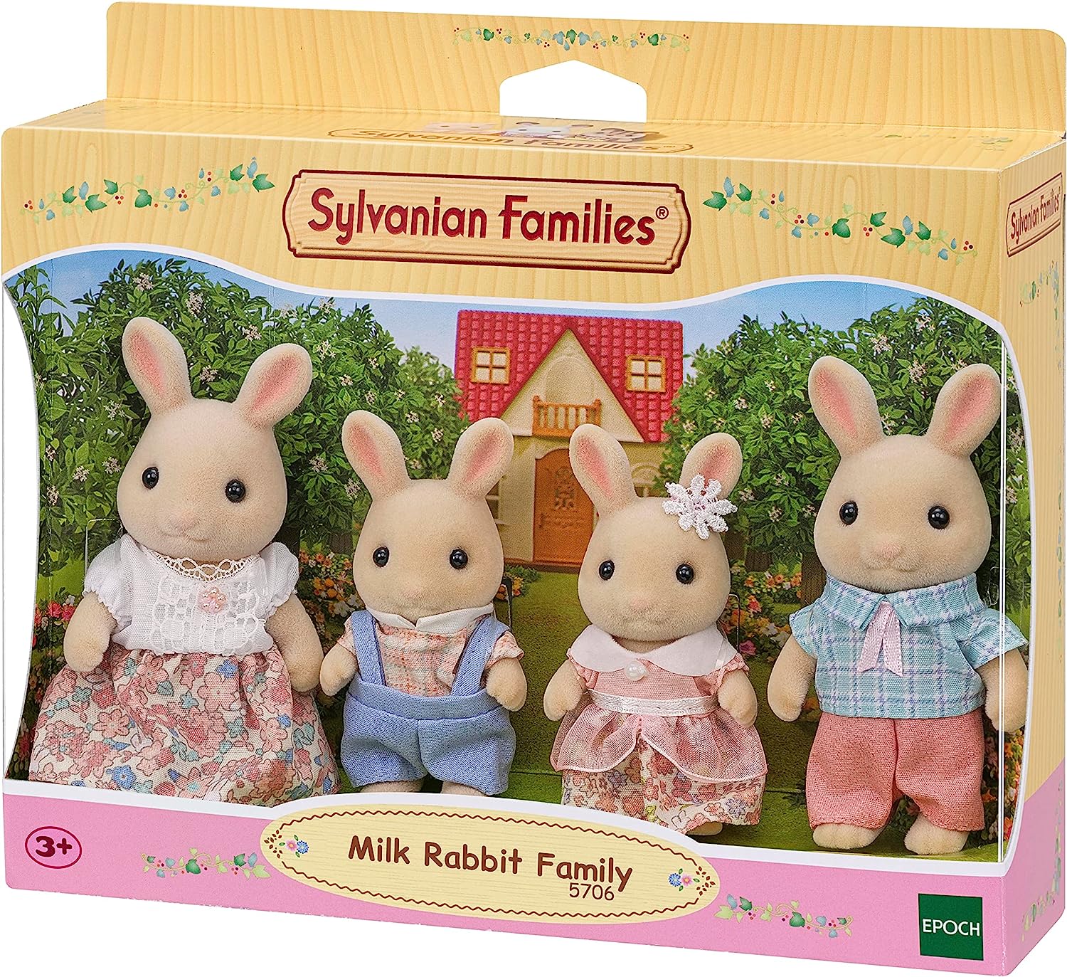 SYLVANIAN 5706 MILK RABBIT FAMILY (NEW RELEASE)