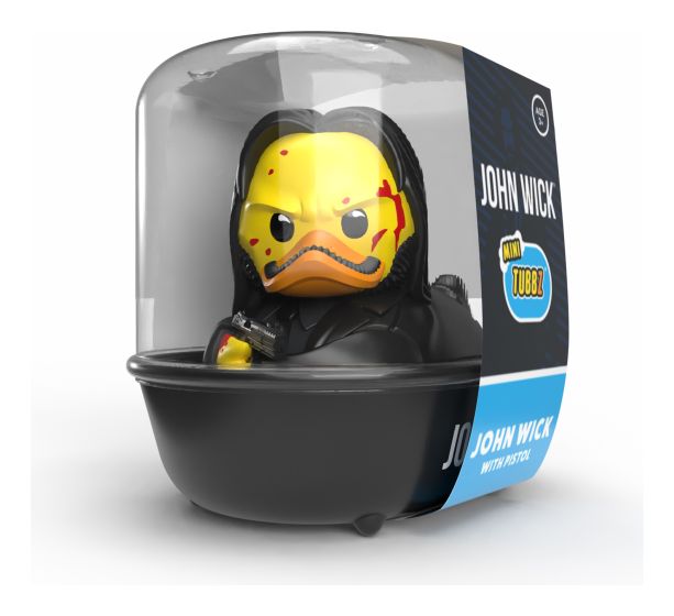TUBBZ JOHN WICK WITH PISTOL MINI  RUBBER DUCK VINYL FIGURE