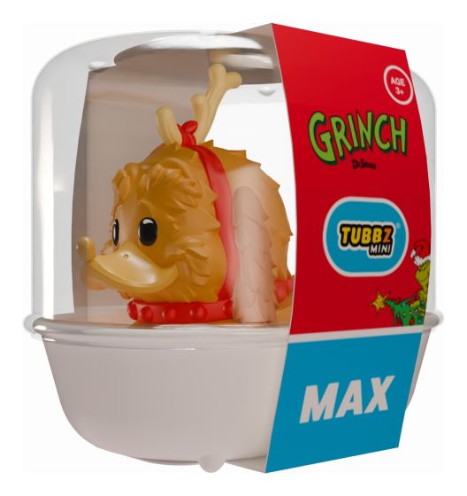 TUBBZ GRINCH MAX THE DOG MINI  RUBBER DUCK VINYL FIGURE