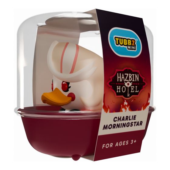 TUBBZ MINI HAZBIN HOTEL CHARLIE MORNINGSTAR RUBBER DUCK VINYL FIGURE