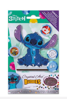 CRAFT BUDDY CAFGR-DNY001 DISNEY STITCH CRYSTAL ART BUDDIES