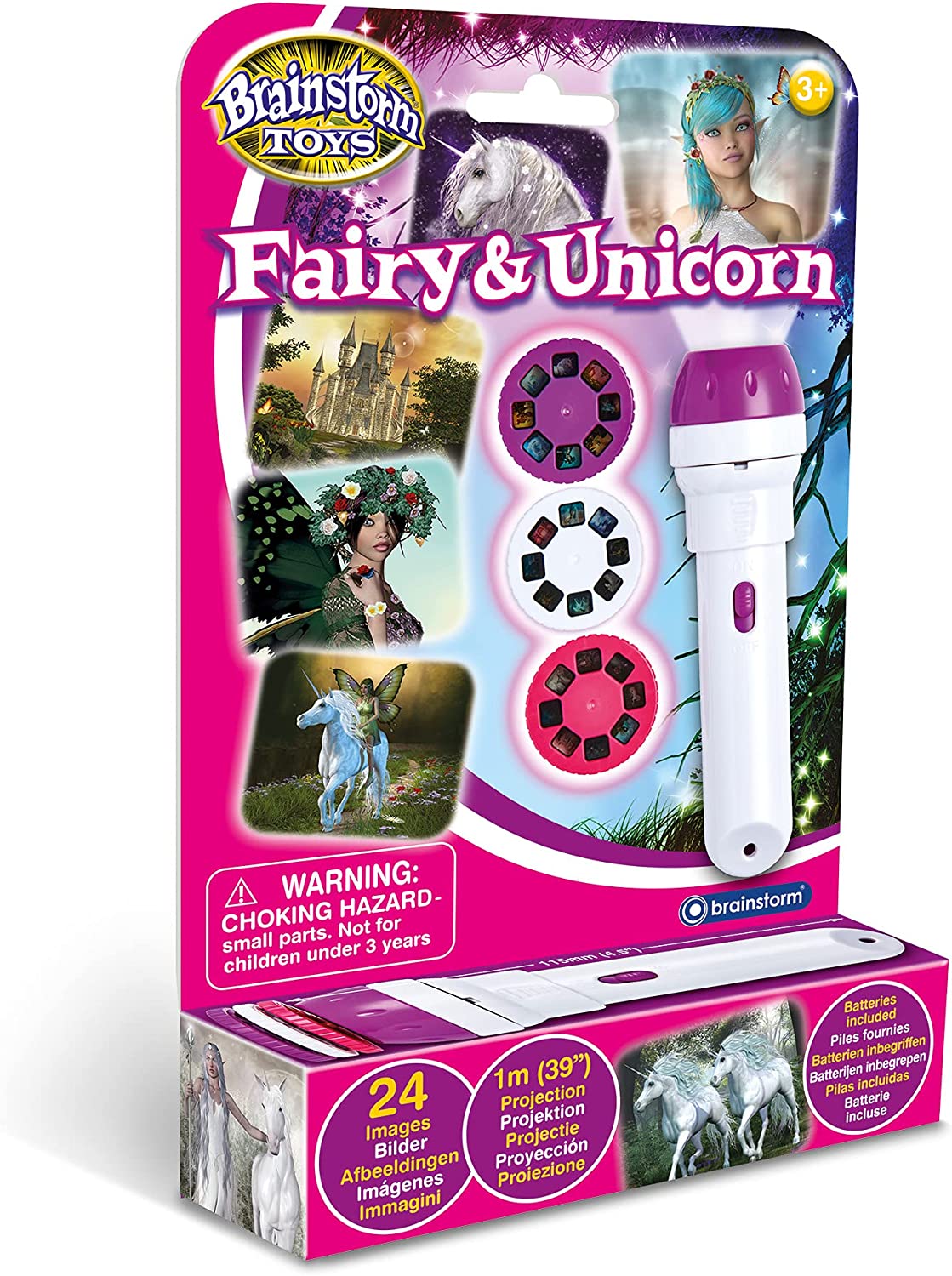 BRAINSTORM E2042 FAIRY & UNICORN TORCH & PROJECTOR