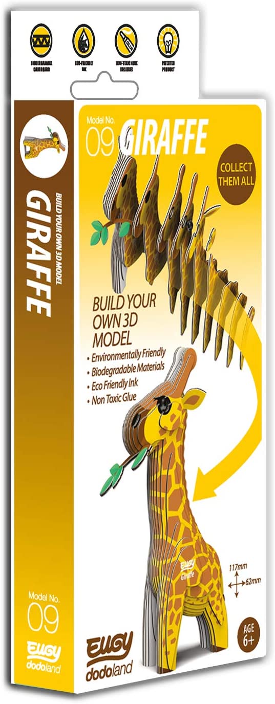 EUGY D5010 GIRAFFE 3D CARDBOARD MODEL KIT