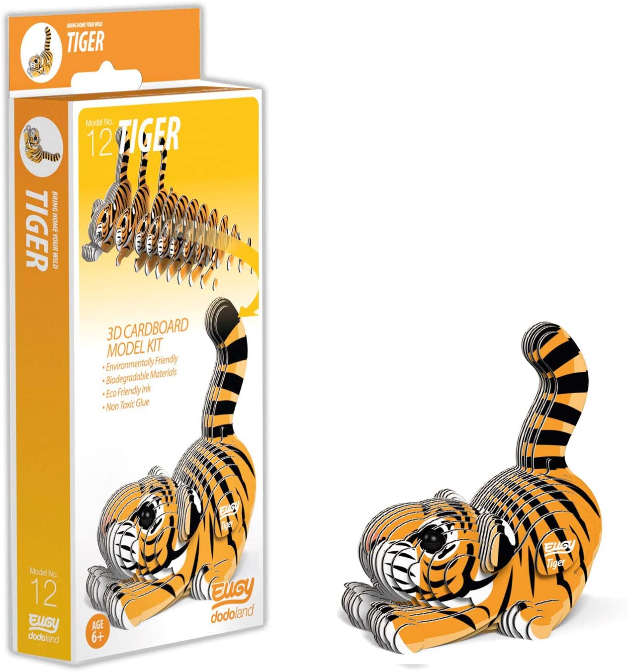 EUGY D5015 TIGER 3D CARDBOARD MODEL KIT