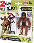 KLIKBOT S2000 HEROES VILLIANS AND GUARDIANS (ASST COLOURS ONE SUPPLIED RANDOM)