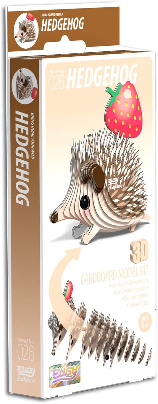 EUGY D5038 HEDGEHOG 3D CARDBOARD MODEL KIT