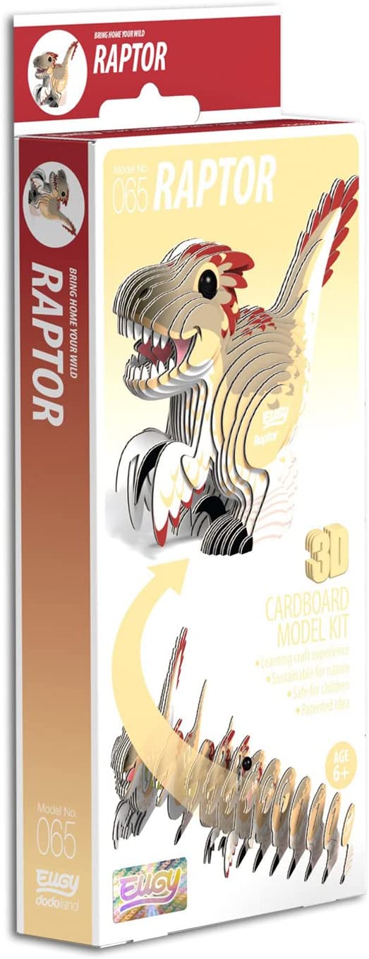 EUGY D5040 RAPTOR 3D CARDBOARD MODEL KIT