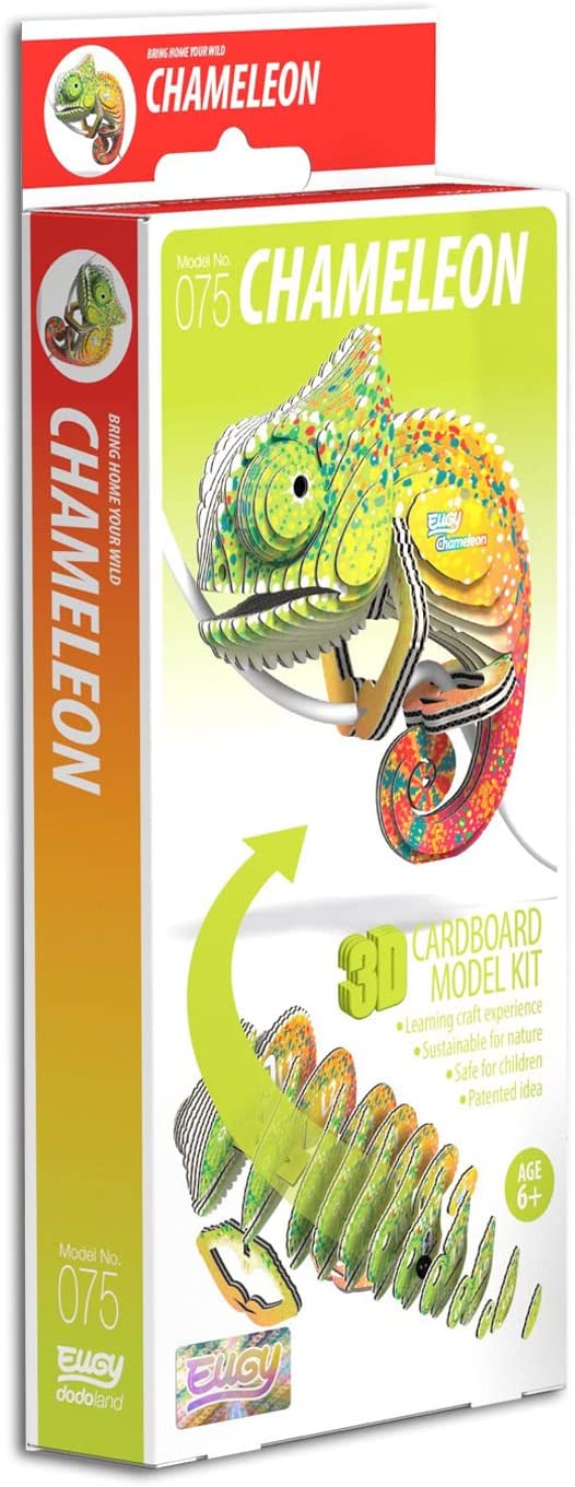 EUGY D5042 CHAMELEON 3D CARDBOARD MODEL KIT