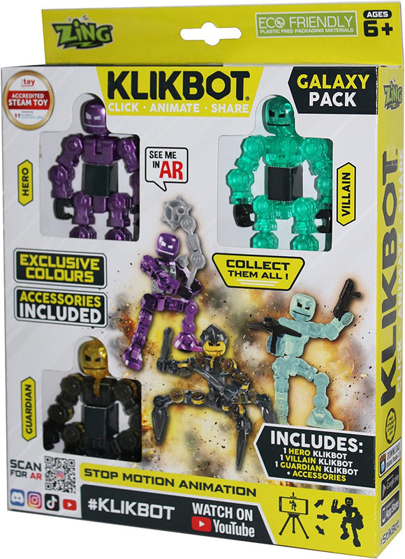 STIKBOT S2054 GALAXY 3 FIGURE PACK