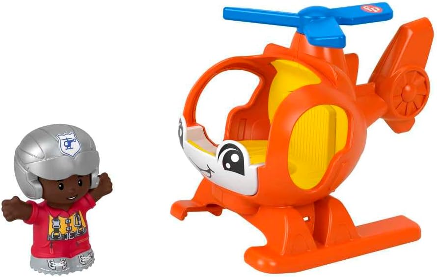 FISHER PRICE HPX90 LITTLE PEOPLE HELICOPTER AND FIGURE