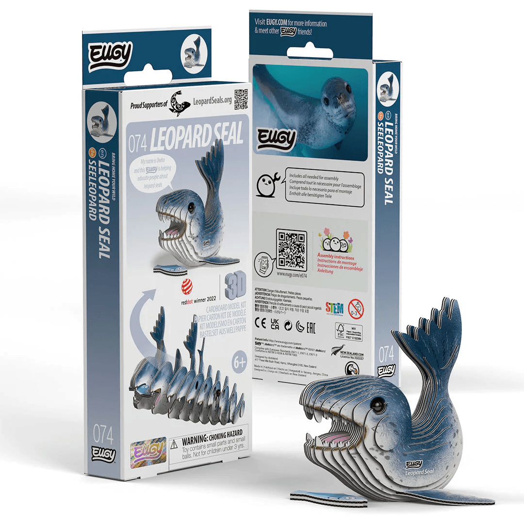 EUGY D5111 LEOPARD SEAL 3D CARDBOARD MODEL KIT
