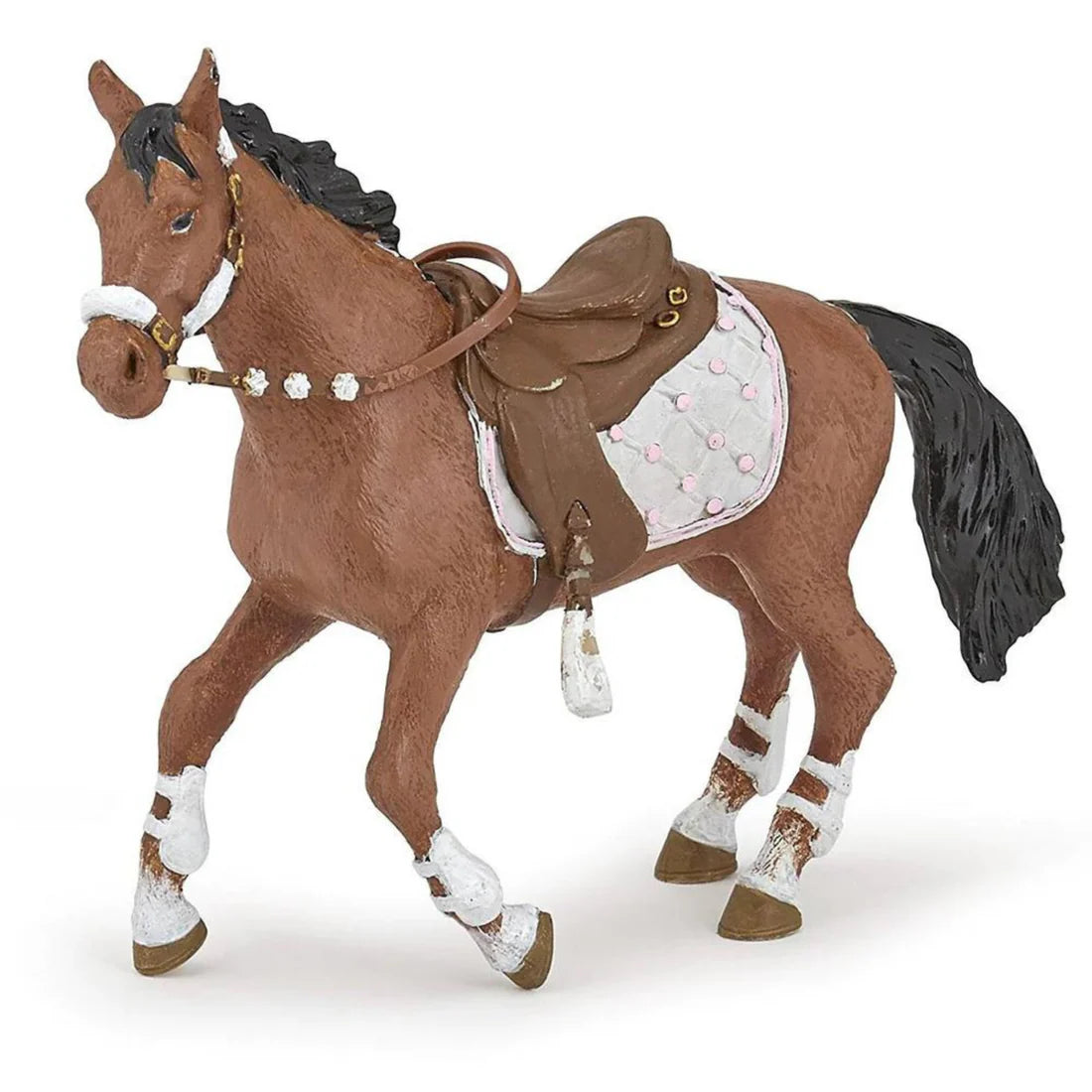 PAPO 51553 WINTER RIDING GIRLS HORSE