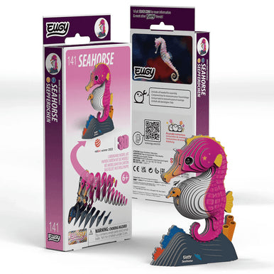 EUGY D5112 SEAHORSE 3D CARDBOARD MODEL KIT