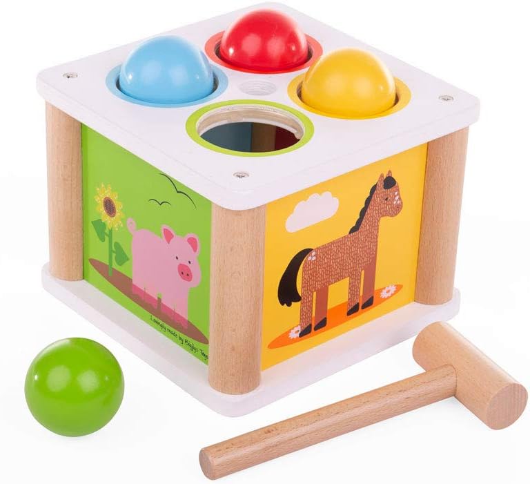 BIGJIGS BB551 WOODEN TAP TAP BALL