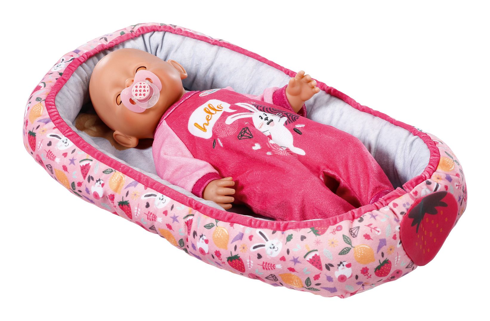 BABY BORN 835821 BABY NEST STRAWBERRY DESIGN (DOLL NOT INCLUDED)