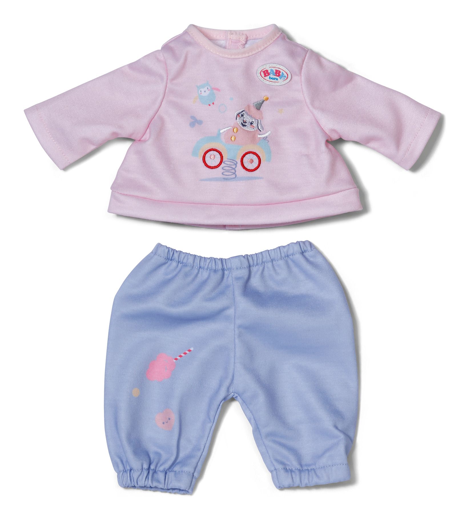 BABY BORN 838815 JOGGING SET 36CM ROSE LILAC