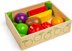 BIGJIGS BJ476 WOODEN FRUIT CRATE