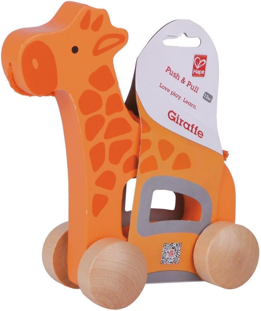 HAPE E0906 PUSH & PULL GIRAFFE