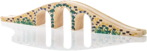 BIGJIGS RAIL BJT111 WOODEN THREE ARCH BRIDGE