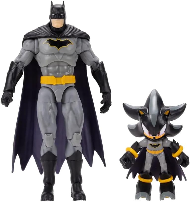 DC SONIC THE HEDGEHOG 1428984 SHADOW WITH BATMAN FIGURE PACK