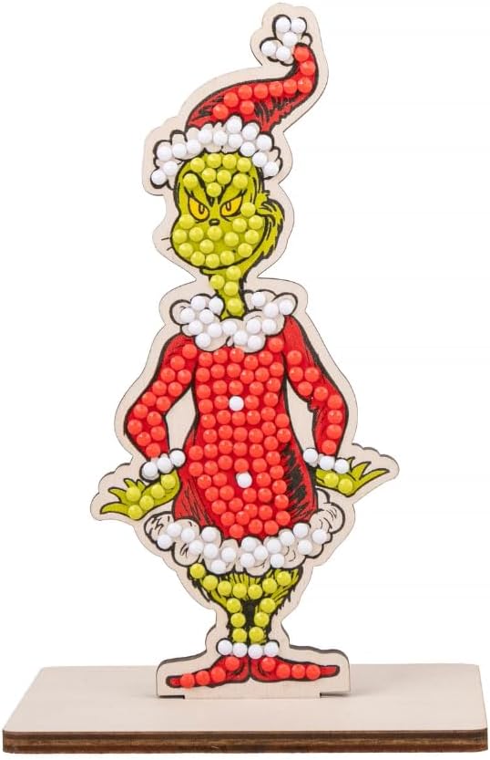 CRAFT BUDDY THE GRINCH CRYSTAL ART BUDDIES