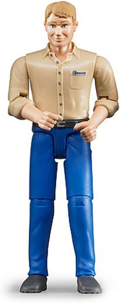 BRUDER 60006 MAN WITH BLUE TROUSERS FIGURE