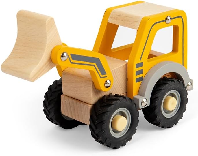 BIGJIGS 36026 WOODEN MINI DIGGER