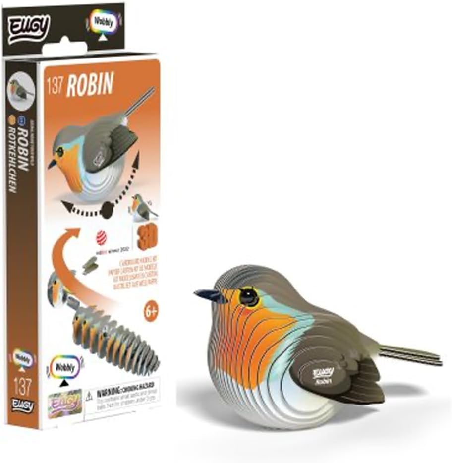 EUGY D5104 ROBIN 3D CARDBOARD MODEL KIT