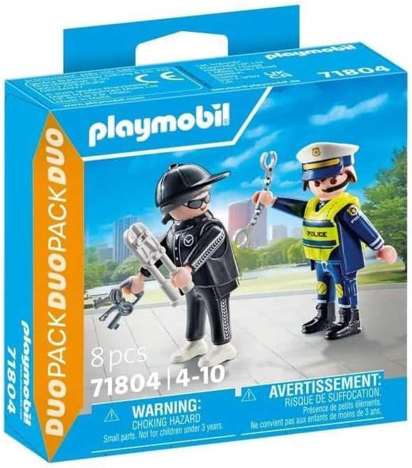 PLAYMOBIL 71804 DUO PACK POLICEMAN AND BURGLAR