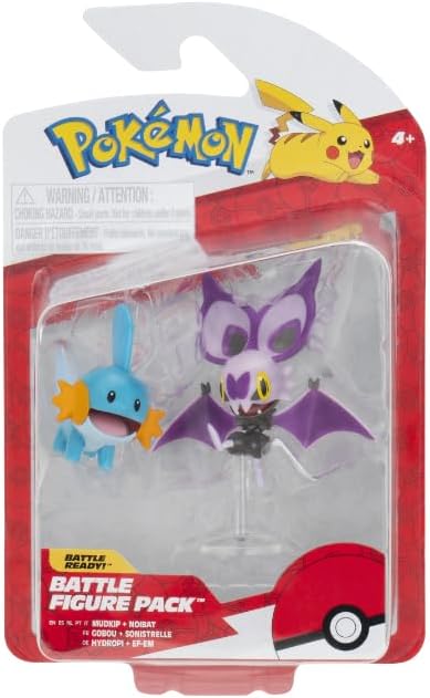 POKEMON PKW4051 BATTLE FIGURE PACK MUDKIP NOIBAT